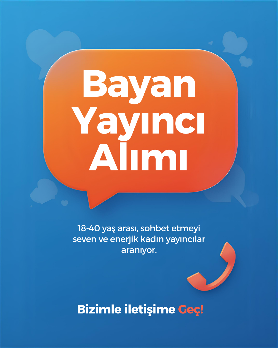 Bayan Yayıncılar Aranmaktadır