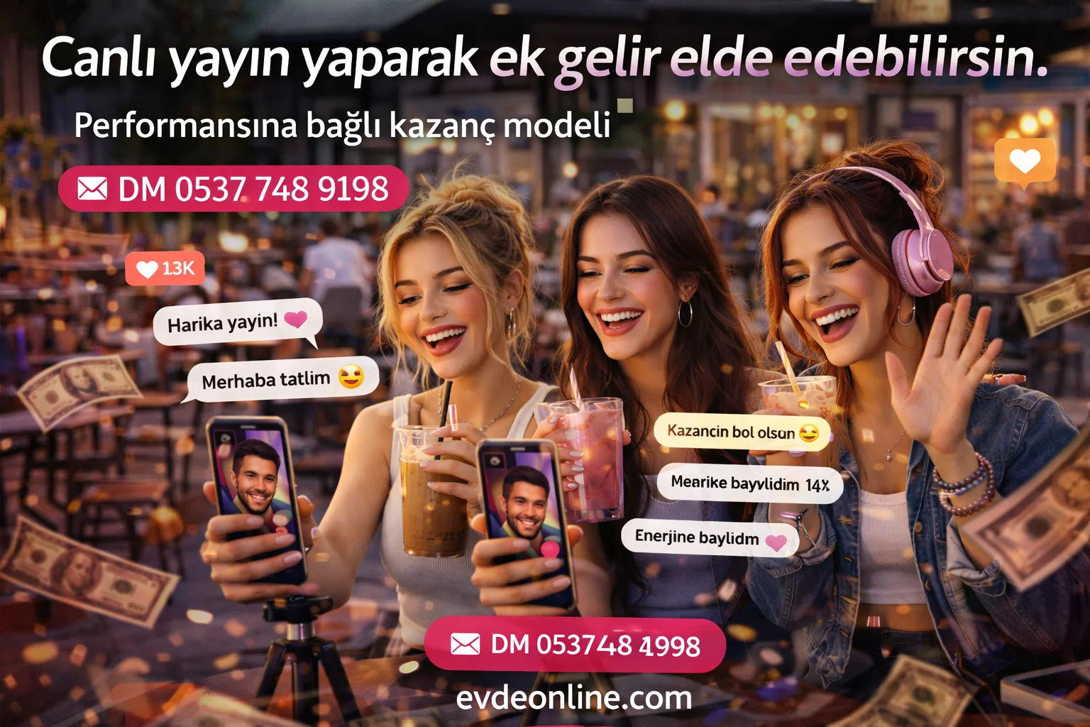 EN YÜKSEK KAZANÇ || BAYAN GÖRÜNTÜLÜ SOHBET OPERATÖRÜ İŞ İLANI