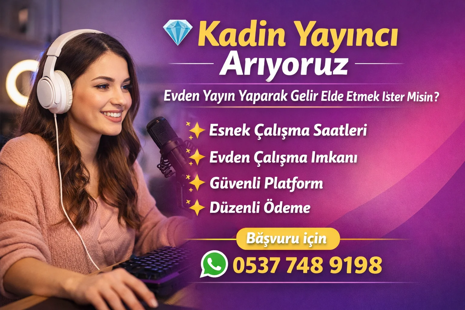 Görüntülü Sohbet Sitesinde Model Olmak