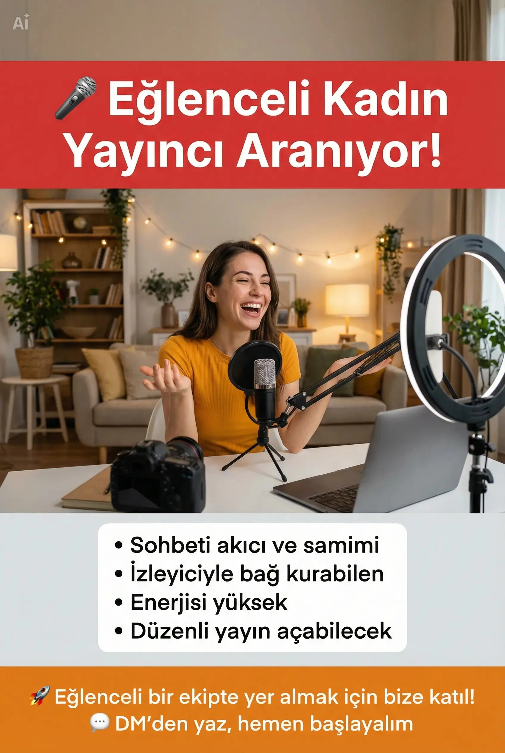 ▶GÖRÜNTÜLÜ SOHBET OPERATÖRÜ İLANI