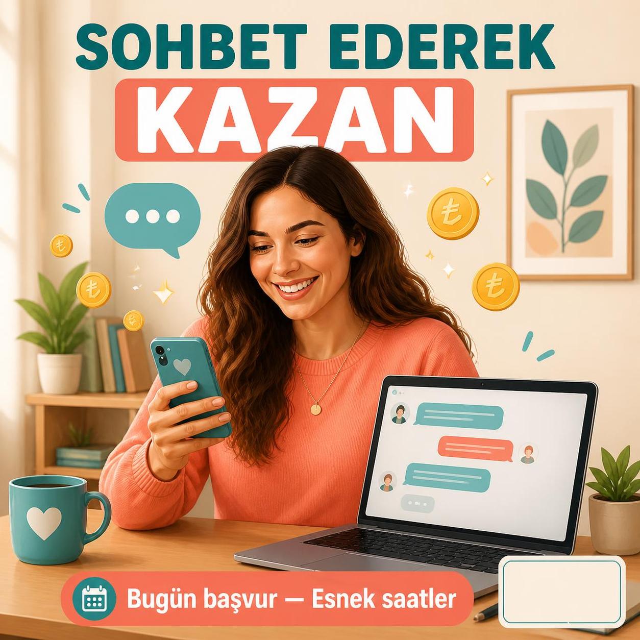 Evde Ek İş/Görüntülü Sohbet Chat