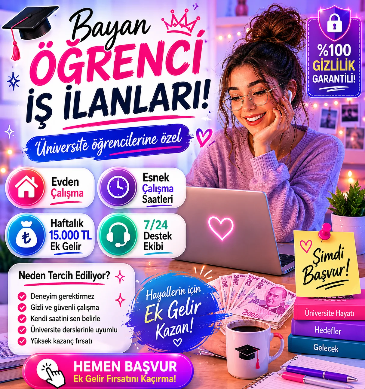 Bayan Öğrenci İş İlanları