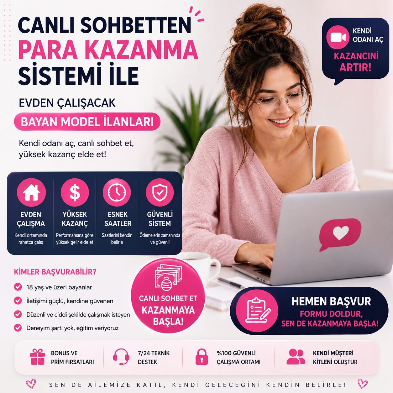 Canlı Sohbetten Para Kazanma | Türkiye'nin En Büyük Sitesi