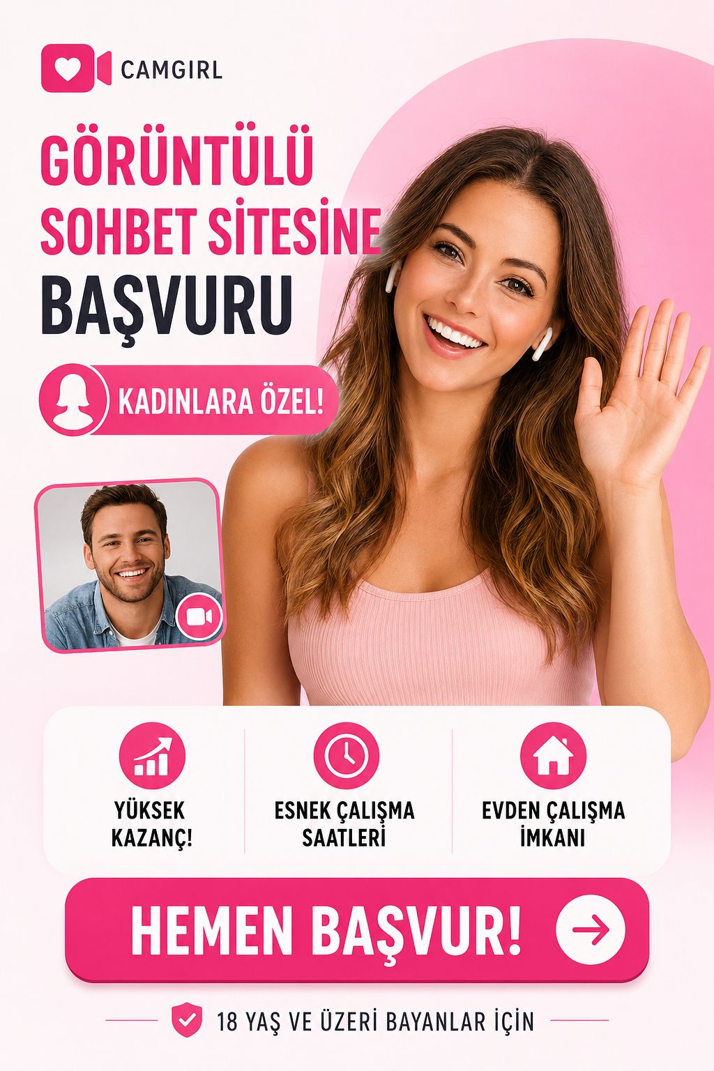 •GÖRÜNTÜLÜ SOHBET SİTESİNE BAŞVURU