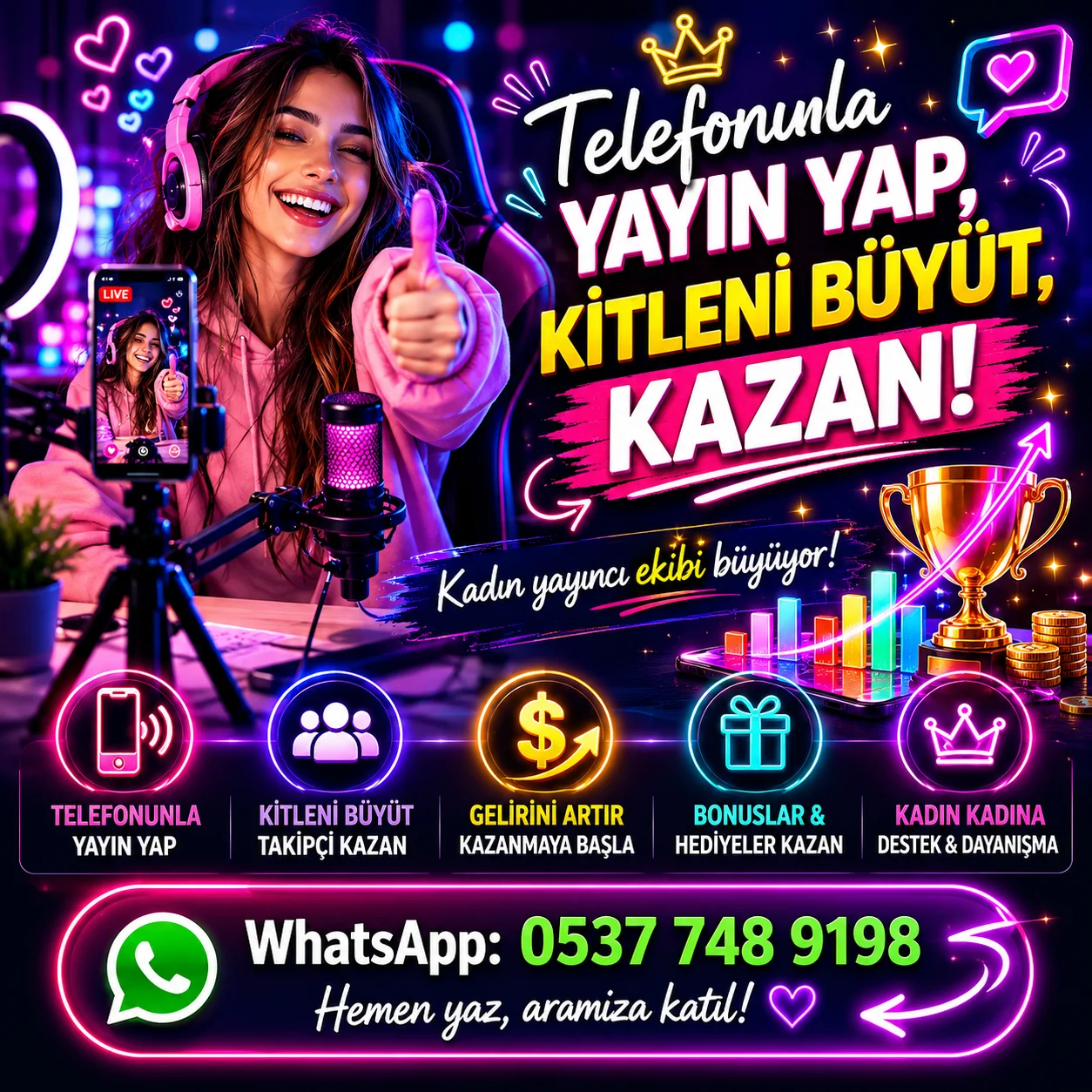 Kadın Öğrencilere Kendi Evinden Online Home-Office Çalışma İmkanı