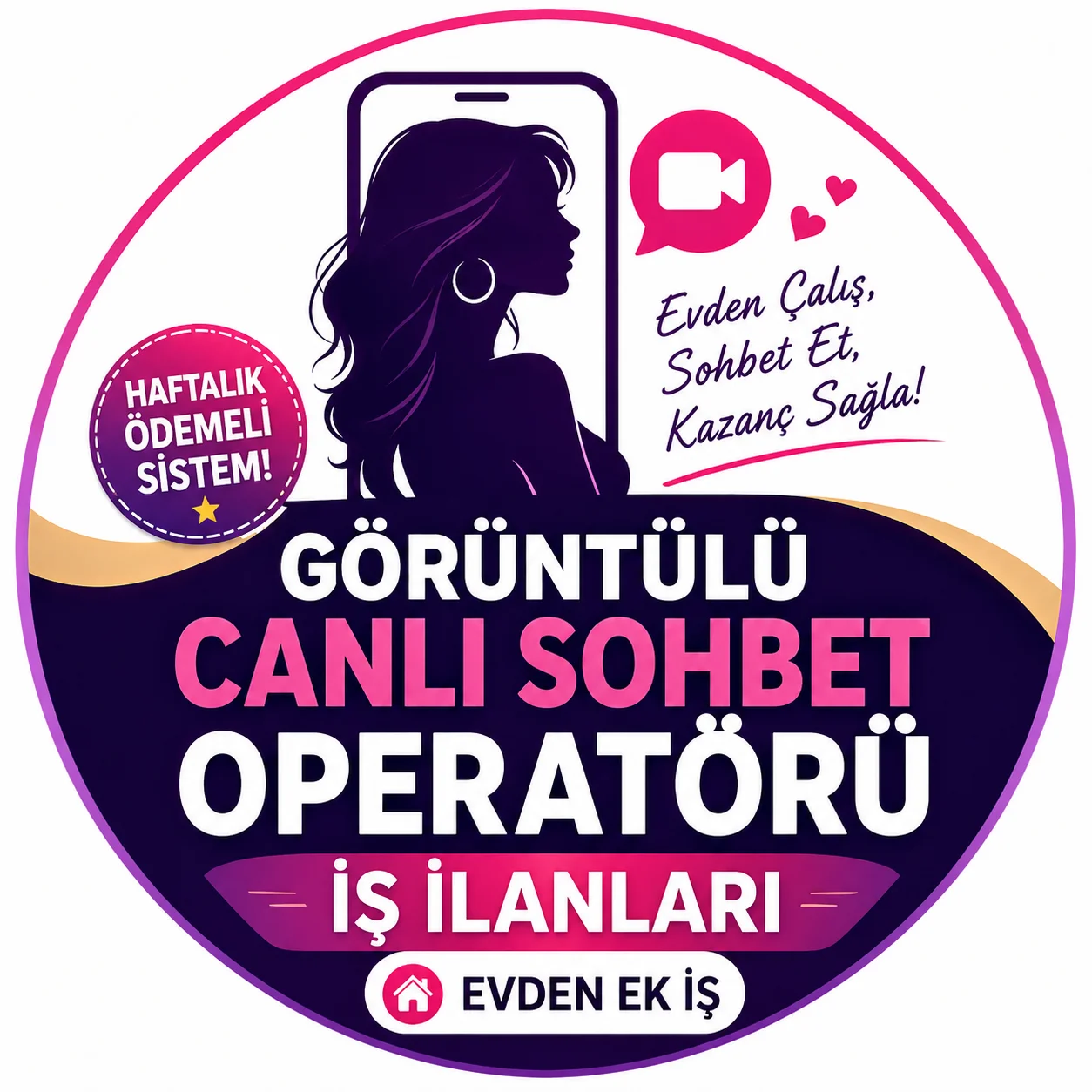 Görüntülü Canlı Sohbet Operatörü iş ilanları