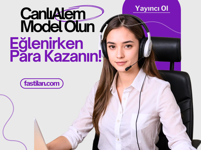CanlıAlem Model Olun - Eğlenirken Para Kazanın!