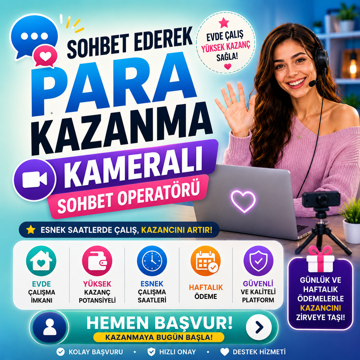 Evde Yayıncılık Yaparak Para Kazanmak